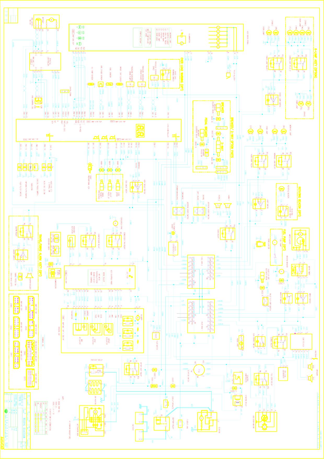 S225NLCV ELECTRICAL CIRCUIT DIAGRAM Schematic Daewoo Doosan